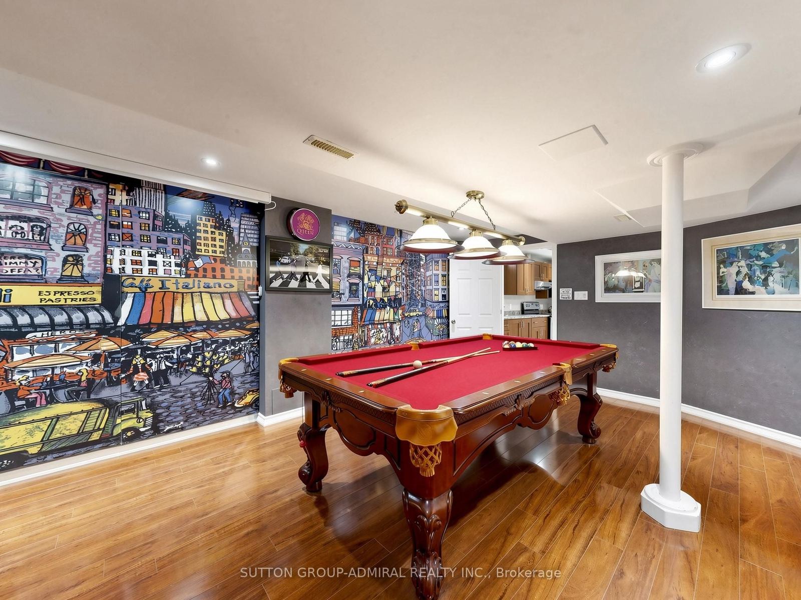 Billiards room